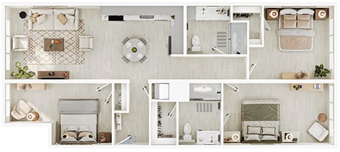 a1 floor plan 1 bedroom 1190 square feet the
